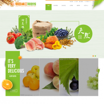 绿色宽屏的网上蔬菜水果商城html购物模板