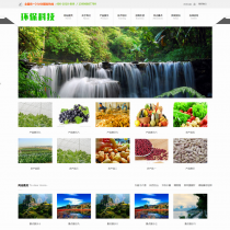 绿色环保科技公司企业官网网站模板
