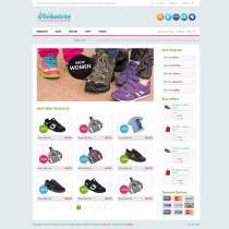 鞋子服装品牌商城网页模板