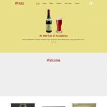 红酒线上商城企业网站模板