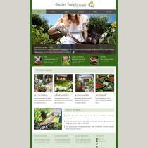 绿色园艺公司CSS网站模板是一款适合园艺设计种植类网站模板下载