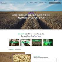 HTML5紫色农业科技网站模板