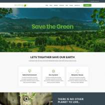 绿色生态农业HTML5模板是一款界面大气好看的农副业网站模板素材-ecology