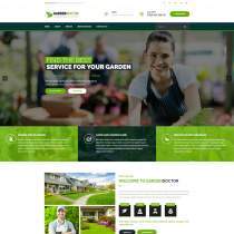  Bootstrap绿色农业网站模板 - GARDEN DOCTOR 
