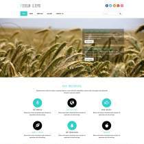 响应式蓝色css3现代农业种植网站模板