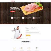  Bootstrap肉制品企业官网模板 - BUTCHER 