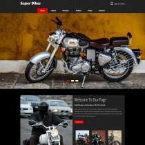 黑色HTML5摩托车俱乐部响应式网站模板