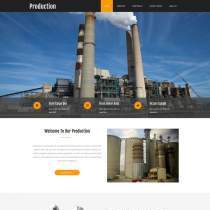 工业生产建筑企业网站模板