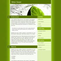 简单墨绿色个人博客CSS模板