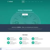 BUSINESS全屏商业设计公司网站模板