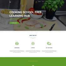 cooking厨师食谱绿色餐饮网站模板