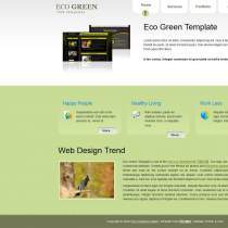 seo绿色淡雅的企业网站模板