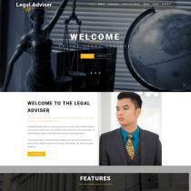 法律律师事务所企业网站模板
