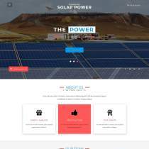 光伏发电新能源工厂企业网站模板