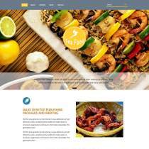 海参海鲜餐厅网站模板