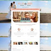 粉色可爱漂亮的婚庆公司企业网站模板