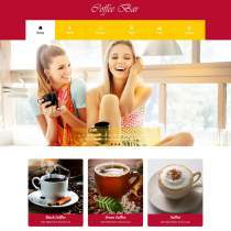 咖啡奶茶店加盟企业响应式模板