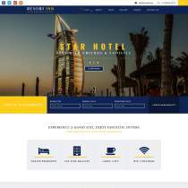 海景房旅游度假酒店HOTEL企业模板