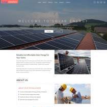 家庭太阳能面板生产厂家网页模板