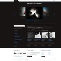 黑色大图幻灯漂亮的企业网站模板