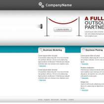 灰色商务外贸公司网站模板