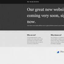 黑色纹理精美的产品下载单页CSS模板