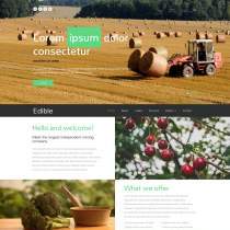 绿色农业响应式企业网页模板