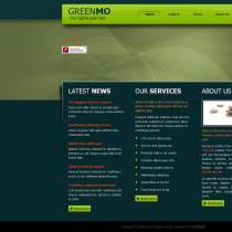 绿色漂亮大气幻灯企业网站模板