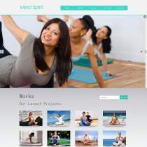 亮绿色私教健身会所企业网站模板