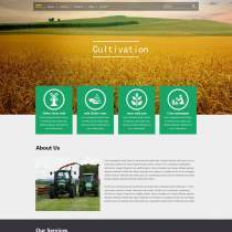 农业集团CSS3动画企业网站模板【精品】