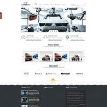 汽车销售服务公司网站模板
