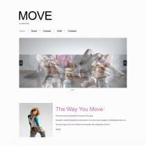 时尚简洁舞蹈训练培训学校网站模板